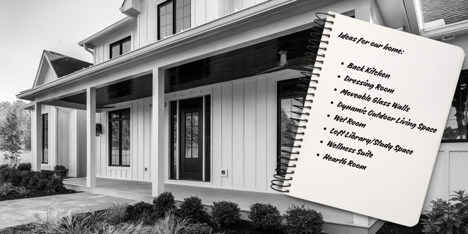 Ideas for your custom home in Middle Tennessee by Doxa Custom Homes