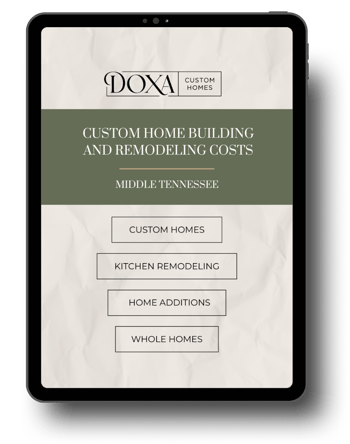 Doxa Custom Homes Cost Guide Graphic