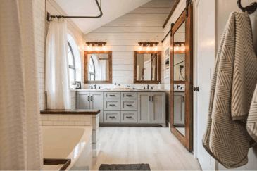 Farmhouse Shiplap Bathroom Remodel Lebanon TN